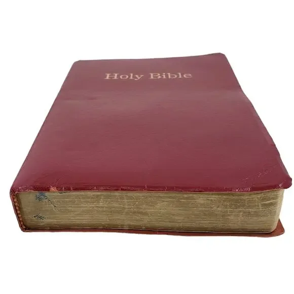 Vintage Holly Bible red letter edition King James references - Picture 6 of 10